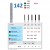 Freze diamantate, cilindrice, cap rotund, forma 142 HORICO
